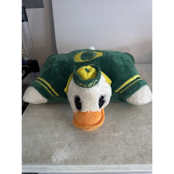 OREGON DUCKS NCAA LARGE PILLOW PETS PLUSH 2013 PAC 12 Clean - Picture 1 of 9